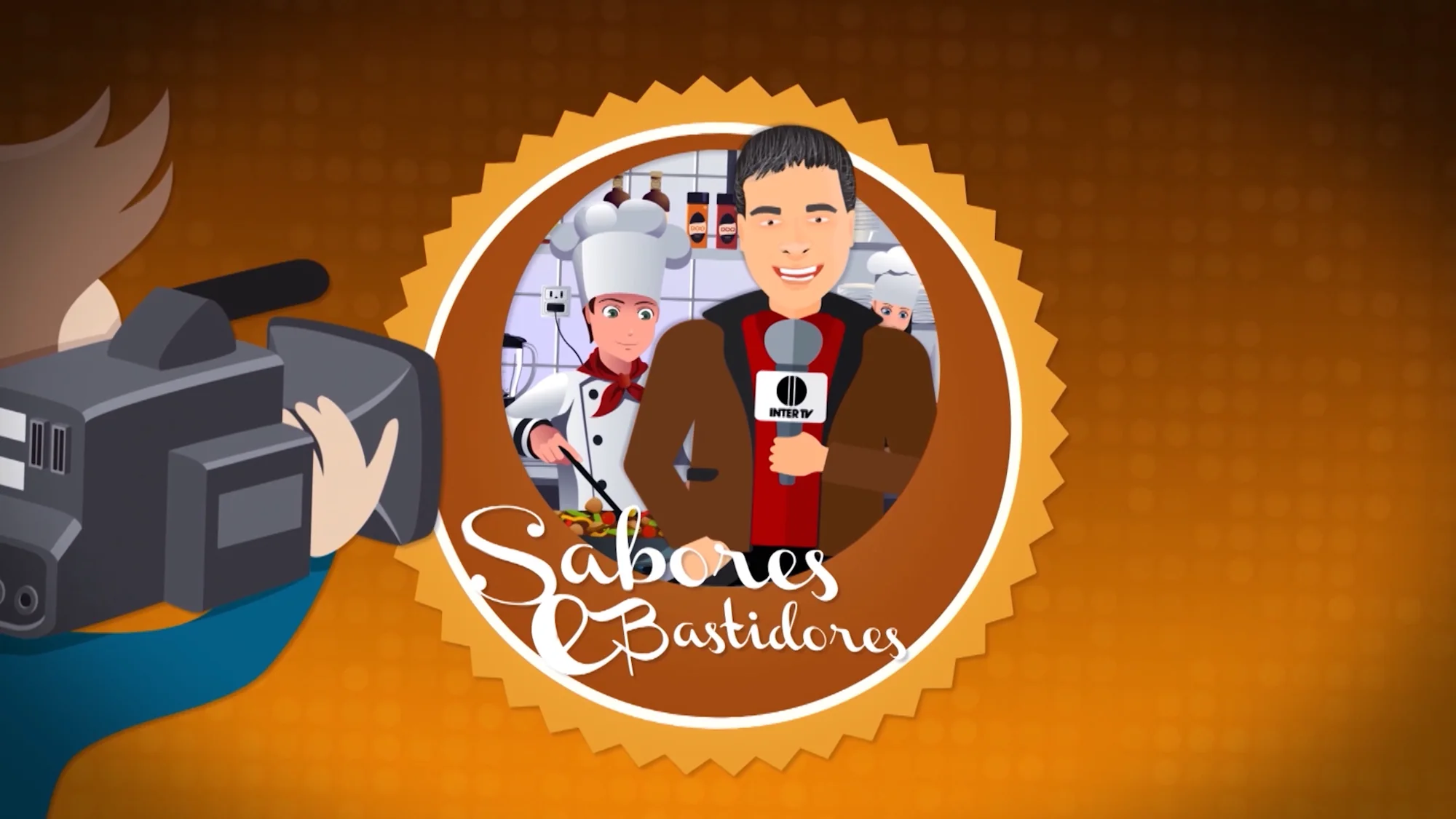 Identidade do programa Sabores e Bastidores